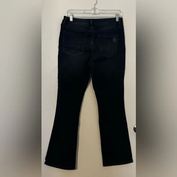 NWT Laurie Felt Silky Baby Bell pull on jeans flare stretchy 90s y2k comfy pants - Picture 2 of 7